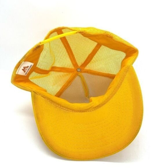 Vintage Easyriders Motorcycle Event Staff Yellow Trucker Hat